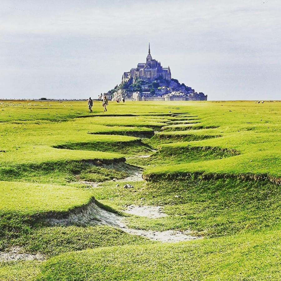 Baie Mt St Michel , Jullouville , Villa Caprice Rdc , 50 M Mer ,7 Pers , Pres Plage Dday Kültér fotó